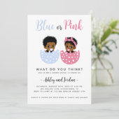 Aufdeckung der Einladung eines gecrackten Ei Black (Stehend Vorderseite)