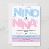 Aufdeckung der Einladung von Boho Pink oder Blue d (Vorderseite)