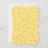 Aufdeckung der Einladung von Honigbienen (Rückseite)