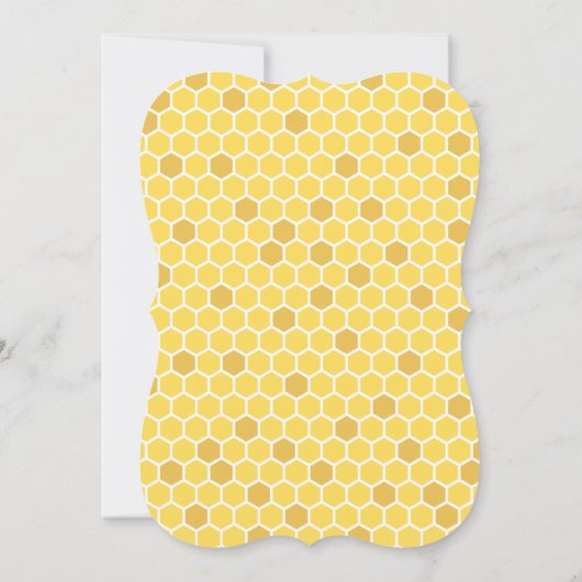 Aufdeckung der Einladung von Honigbienen (Rückseite)