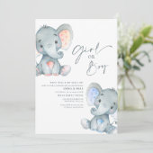 Aufdeckung der Einladung von Mädchen oder Jungen (Stehend Vorderseite)