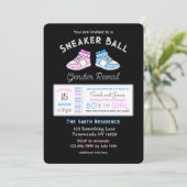 Aufdeckung der Einladung von Sneaker-Ball (Stehend Vorderseite)