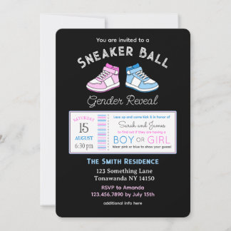 Aufdeckung der Einladung von Sneaker-Ball