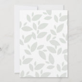 Aufdeckung der Einladung zur Kinderdusche am Affen (Rückseite)