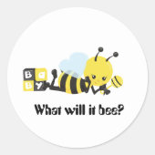 Aufdeckung der Geschlechterperspektive Runder Aufkleber (Vorderseite)