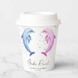 Aufdeckung der Geschlechtsorgane von Wasserfarben Pappbecher