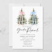 Aufdeckung der Wintereinladung Einladung (Vorderseite)