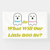 Aufdeckung des Geistergeschlechts in Booy oder Gho Banner (Horizontal)