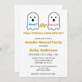 Aufdeckung des Geistergeschlechts in Booy oder Gho Einladung (Vorne/Hinten)