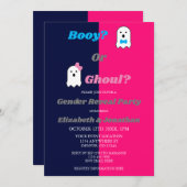 Aufdeckung des Geistergeschlechts in Booy oder Gho Einladung (Vorne/Hinten)
