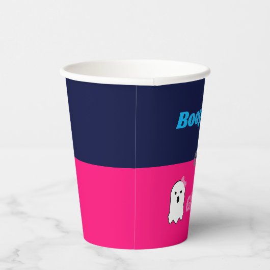 Aufdeckung des Geistergeschlechts in Booy oder Gho Pappbecher (Rechts)