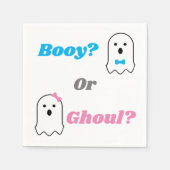 Aufdeckung des Geistergeschlechts in Booy oder Gho Serviette (Vorderseite)