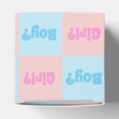 Aufdeckung des Geschlechts bei Jungen oder Mädchen Geschenkschachtel (Oben)
