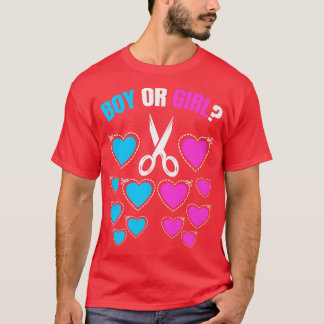 Aufdeckung des Geschlechts bei Jungen oder Mädchen T-Shirt