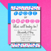 Aufdeckung des Geschlechts bei Kindern - Einladung