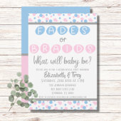 Aufdeckung des Geschlechts bei Kindern - Einladung