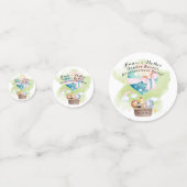 Aufdeckung des grünen Geschlechts für Baby Animal Konfetti (Vorderseiten)