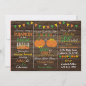 Aufdeckung des Herbstes Einladung (Vorderseite)