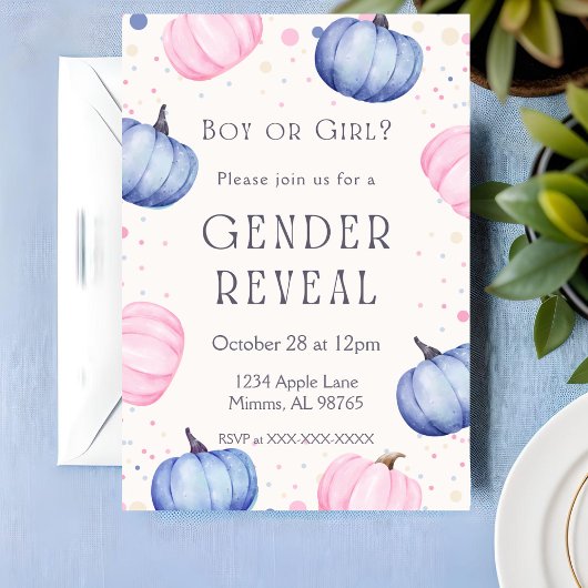 Aufdeckung des Herbstes Einladung