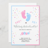 Aufdeckung einer Einladung für junge oder männlich (Vorne/Hinten)