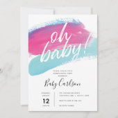 Aufdeckung einer modernen Einladung (Vorderseite)