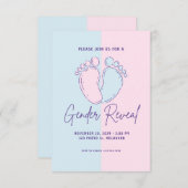 Aufdeckung einer Überraschung bei der Einladung vo (Vorne/Hinten)