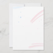 Aufdeckung eines Niedlichen Elefanten bei Jungen o Einladung (Rückseite)