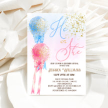 Aufdeckung von Geschlechtern Moderne Minimalistisc