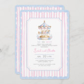 Aufdeckung von Karusselgeschlechtsverkehr Einladung (Vorne/Hinten)