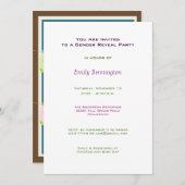 Aufdeckung von Party - Einladung (Vorne/Hinten)