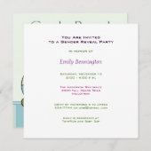 Aufdeckung von Party Einladung (Vorne/Hinten)