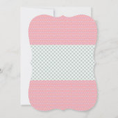 Aufdeckung von Party oder Dusche Einladung (Rückseite)