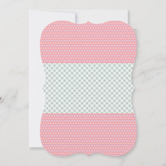 Aufdeckung von Party oder Dusche Einladung (Rückseite)