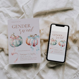 Aufdeckung von Pastelpumpen und Bows Einladung