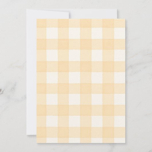 Aufdeckung von rustikalen Stürzen Einladung (Rückseite)