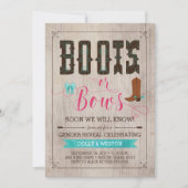 Aufdeckung von Stiefeln oder Bögen Einladung (Vorderseite)