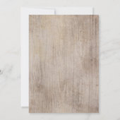 Aufdeckung von Stiefeln oder Bögen Einladung (Rückseite)