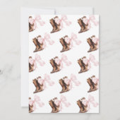 Aufdeckung von Stiefeln oder Bögen Einladung (Rückseite)