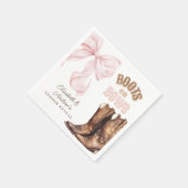 Aufdeckung von Stiefeln oder Bows Serviette (Ecke)