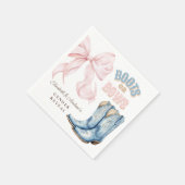 Aufdeckung von Stiefeln oder Bows Serviette (Ecke)