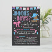 Aufdeckung von Stiefeln oder Pfeilen Einladung (Stehend Vorderseite)