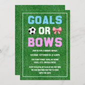 Aufdeckung von Zielen oder Bögen Einladung (Vorne/Hinten)