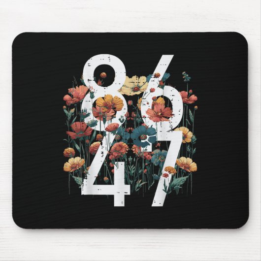 Aufenthalt 86 47 Blume Mohnprotest Frauen Kinder M Mousepad (Vorne)