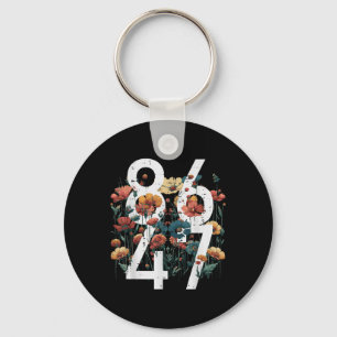 Aufenthalt 86 47 Blume Mohnprotest Frauen Kinder M Schlüsselanhänger