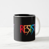 Aufenthalt in Rainbow Colors Tasse (VorderseiteRechts)
