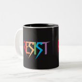 Aufenthalt in Rainbow Colors Tasse (Vorderseite Links)