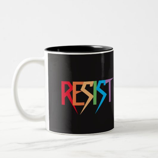 Aufenthalt in Rainbow Colors Tasse (Links)