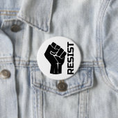 Aufenthalt mit Faust - in schwarz 0002 Button (Beispiel)