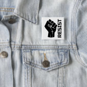Aufenthalt mit Faust - in schwarz 0002 Button (Beispiel)