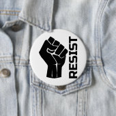 Aufenthalt mit Faust - in schwarz 0002 Button (Beispiel)